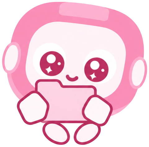 Roomy holding a folder
