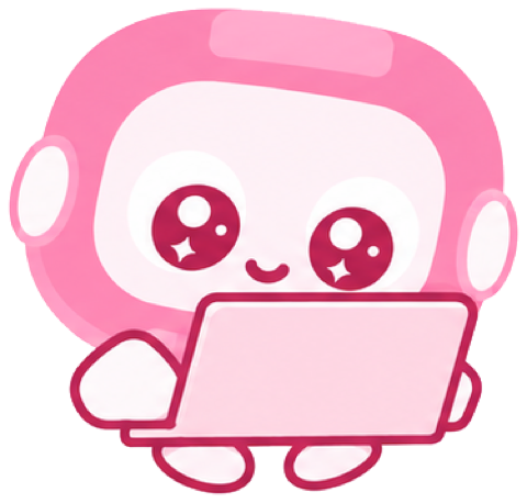 Roomy working on a laptop